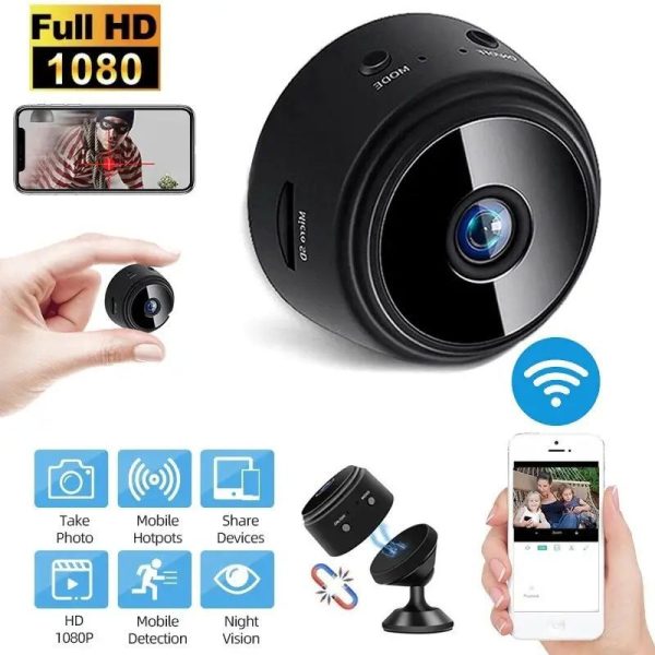 A9 Mini Camera With Stand || Wifi Camera Wireless Monitoring Hd || New Camera || Mini Wifi Camera || Home Security Dvr Sensor Wifi Cameras With V38 Appd