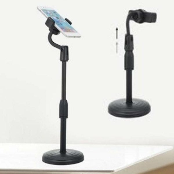 Multifunction Mobile Tripod Stand Mini Tripod Stand Mobile Holder Adjustable Height & Angle Phone Holder